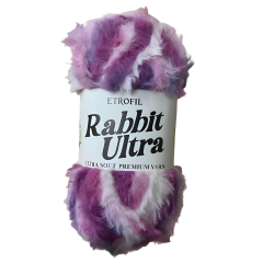 Etrofil Rabbit Ultra El Örgü İpi 100 gr T047 Pudra Bulutu