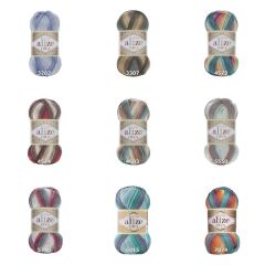 Alize Diva Batik Design El Örgü İpliği 100 gr