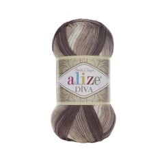 Alize Diva Batik Design El Örgü İpliği 100 gr 5550