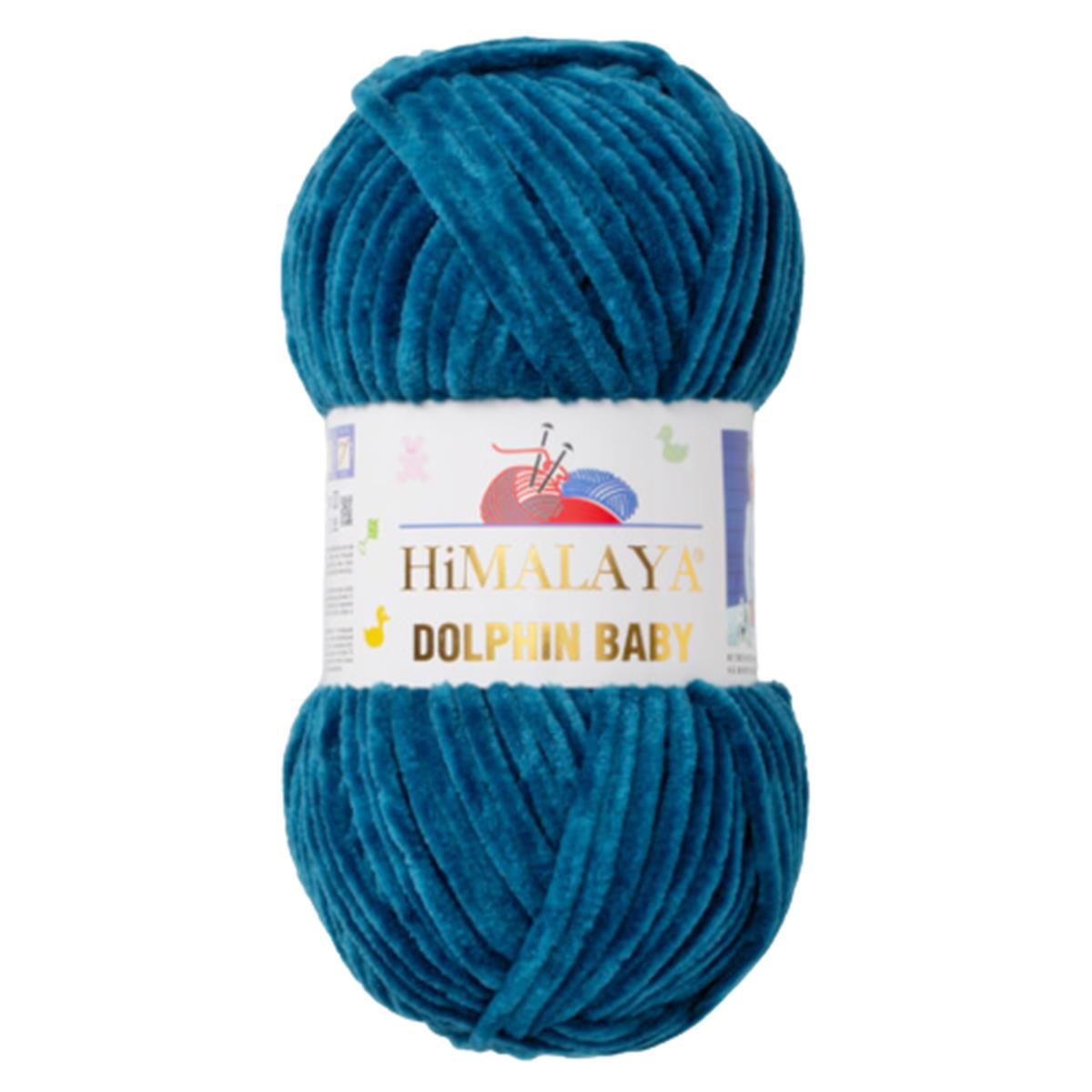 Himalaya Dolphin Baby Kadife İp El Örgü Yünü 80348 Zümrüt