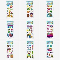 Sticker Seti Kabartmalı hkx