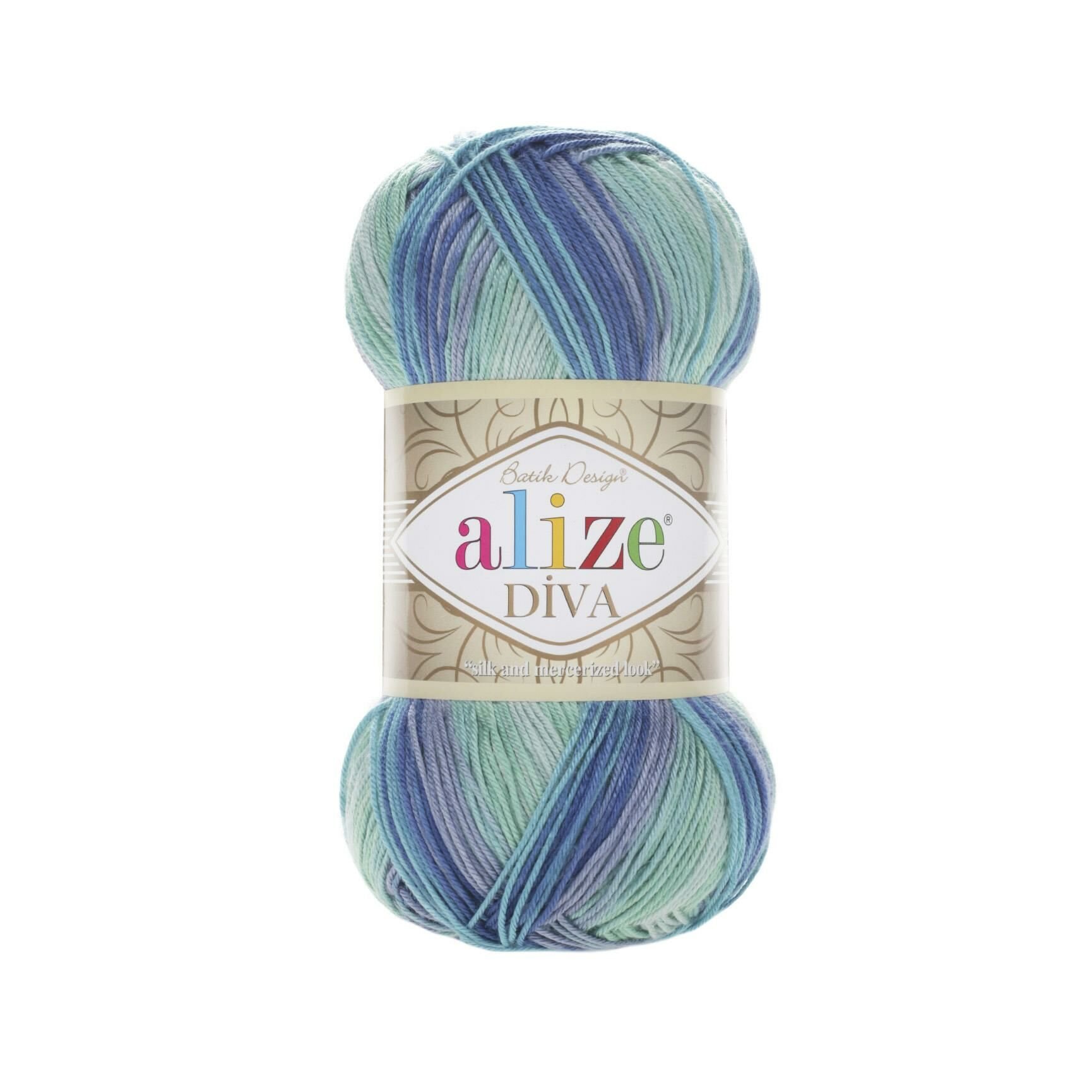 Alize Diva Batik Design El Örgü İpliği 100 gr 1767