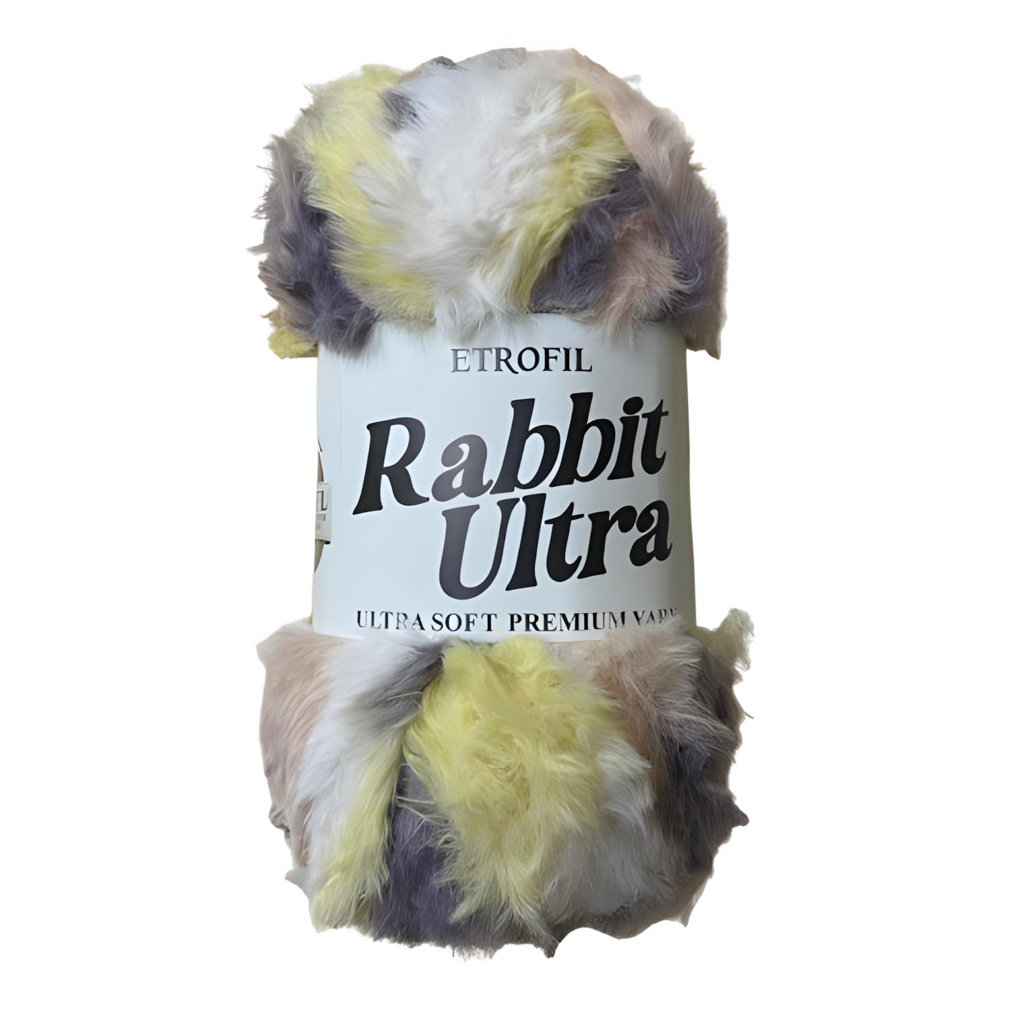 Etrofil Rabbit Ultra El Örgü İpi 100 gr T047 Pudra Bulutu