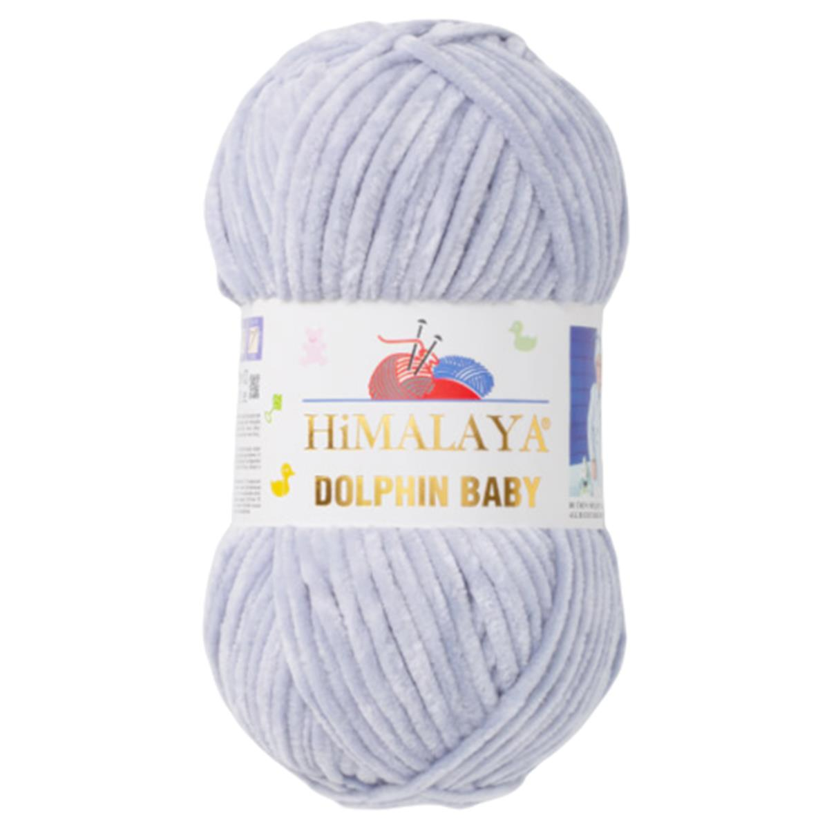 Himalaya Dolphin Baby Kadife İp El Örgü Yünü 80351 Uçuk Gri