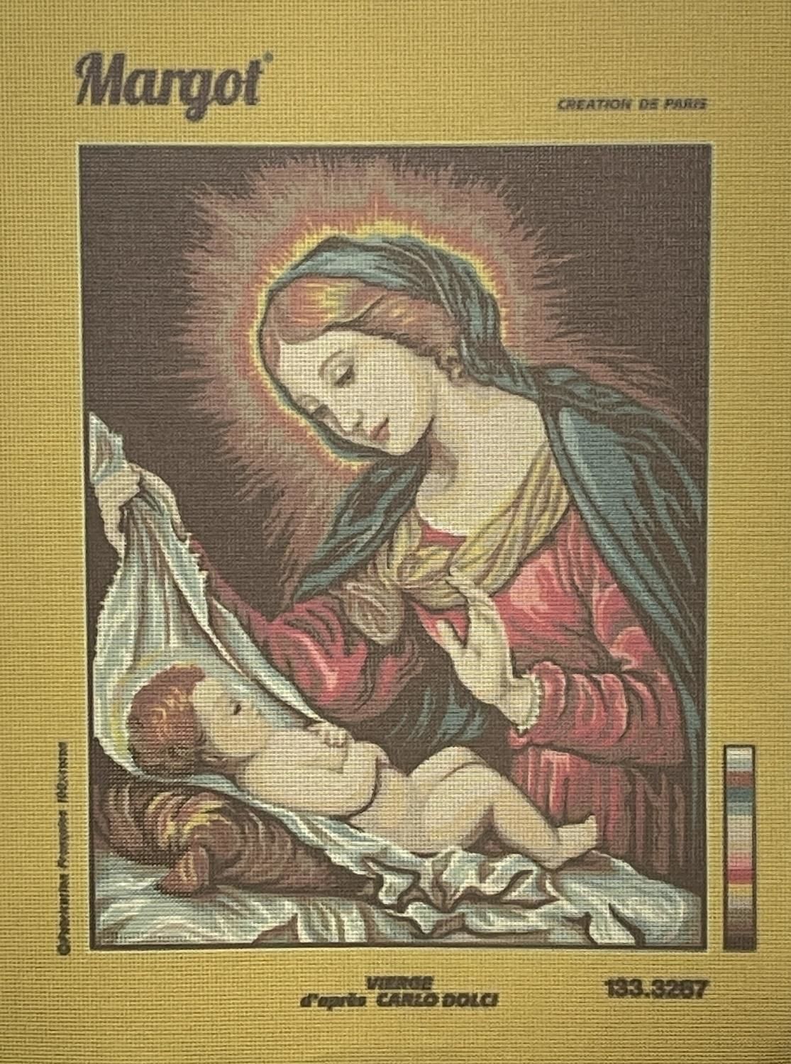 Margot Baskılı Goblen 133 3267 Vierge 50x65cm Tablo Pano