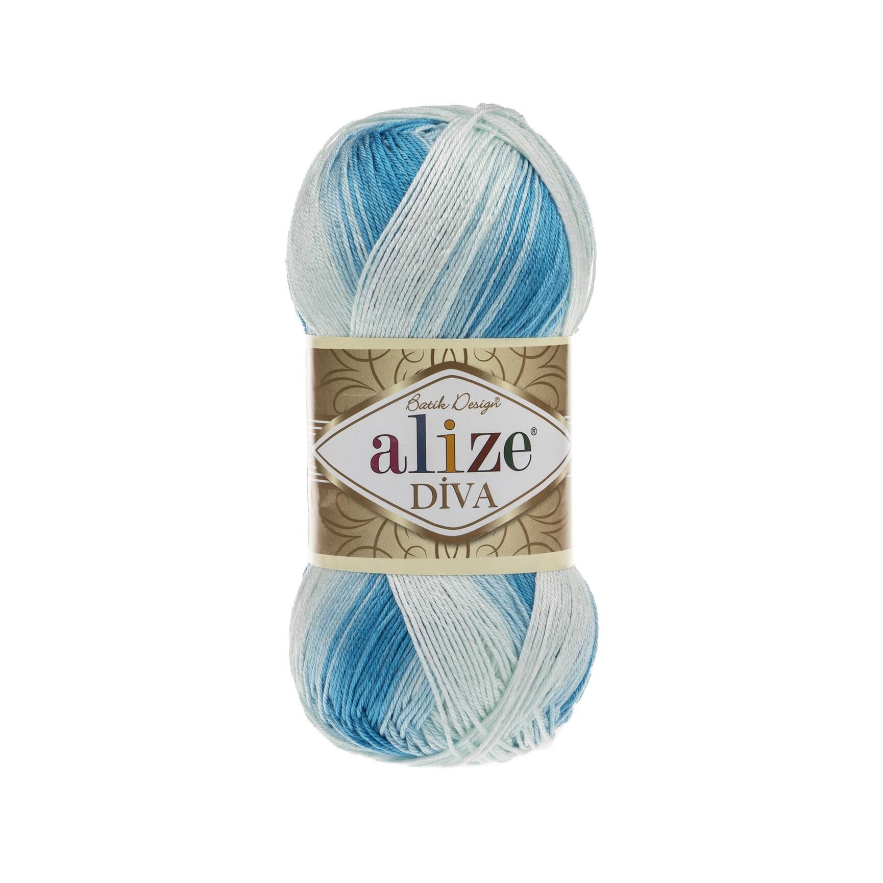 Alize Diva Batik Design El Örgü İpliği 100 gr 2130
