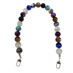 Akrilik Taşlı Çanta Sapı AX6 M4 Karma