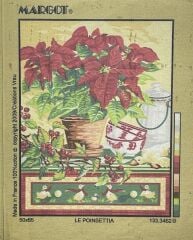Margot Baskılı Goblen 133 3462 Le Poinsettia 50x65cm Tablo Pano