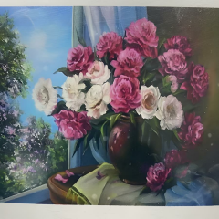 5D Yapışan Boncuk Goblen 30 x 40 cm Mozaik Tablo Pano 60270