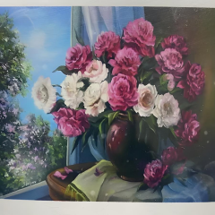 5D Yapışan Boncuk Goblen 30 x 40 cm Mozaik Tablo Pano 60270