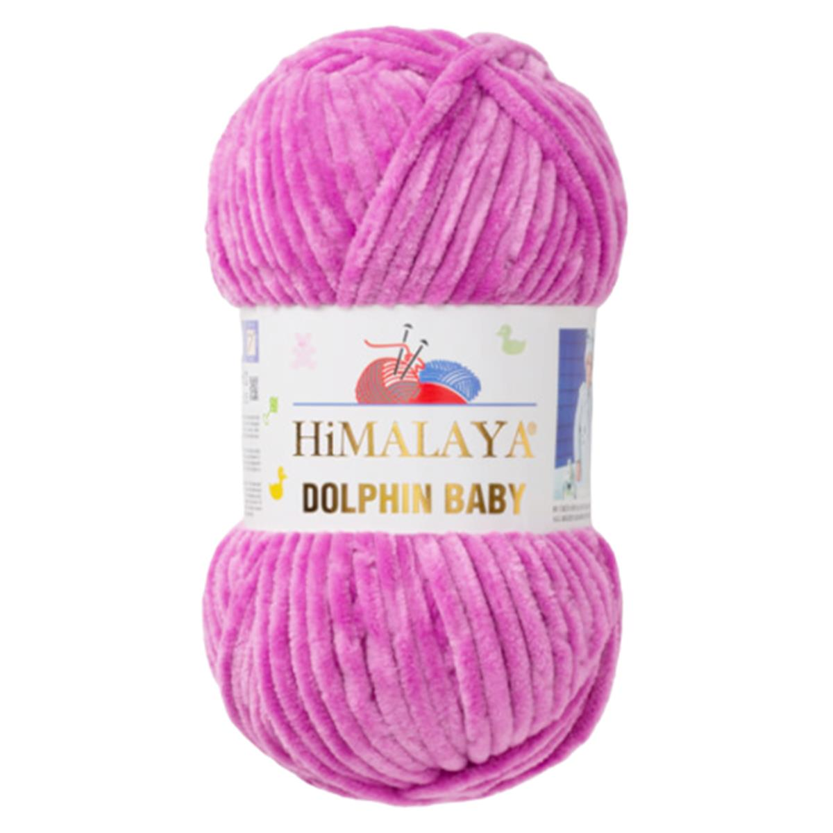 Himalaya Dolphin Baby Kadife İp El Örgü Yünü 80356 Lila