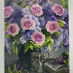 5D Yapışan Boncuk Goblen 30 x 40 cm Mozaik Tablo Pano 60275