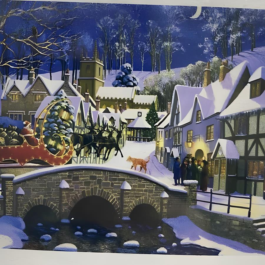 5D Yapışan Boncuk Goblen 30 x 40 cm Mozaik Tablo Pano 60272