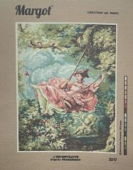 Margot Baskılı Goblen 133 3217 L'escarpolette 50x65cm Tablo Pano