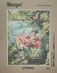 Margot Baskılı Goblen 133 3217 L'escarpolette 50x65cm Tablo Pano