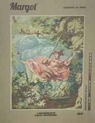 Margot Baskılı Goblen 133 3217 L'escarpolette 50x65cm Tablo Pano