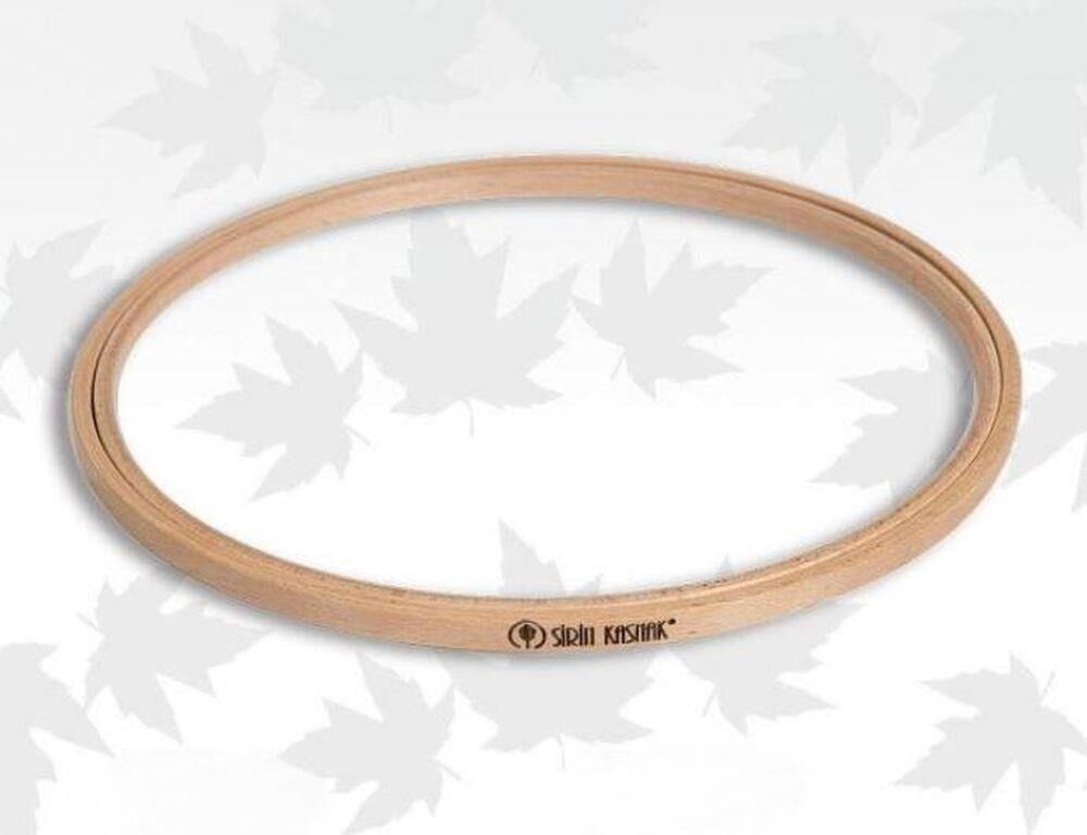 Şirin Ahşap Kasnak 8mm 201 Nakış Elişi 201-10 Çap: 27,5cm