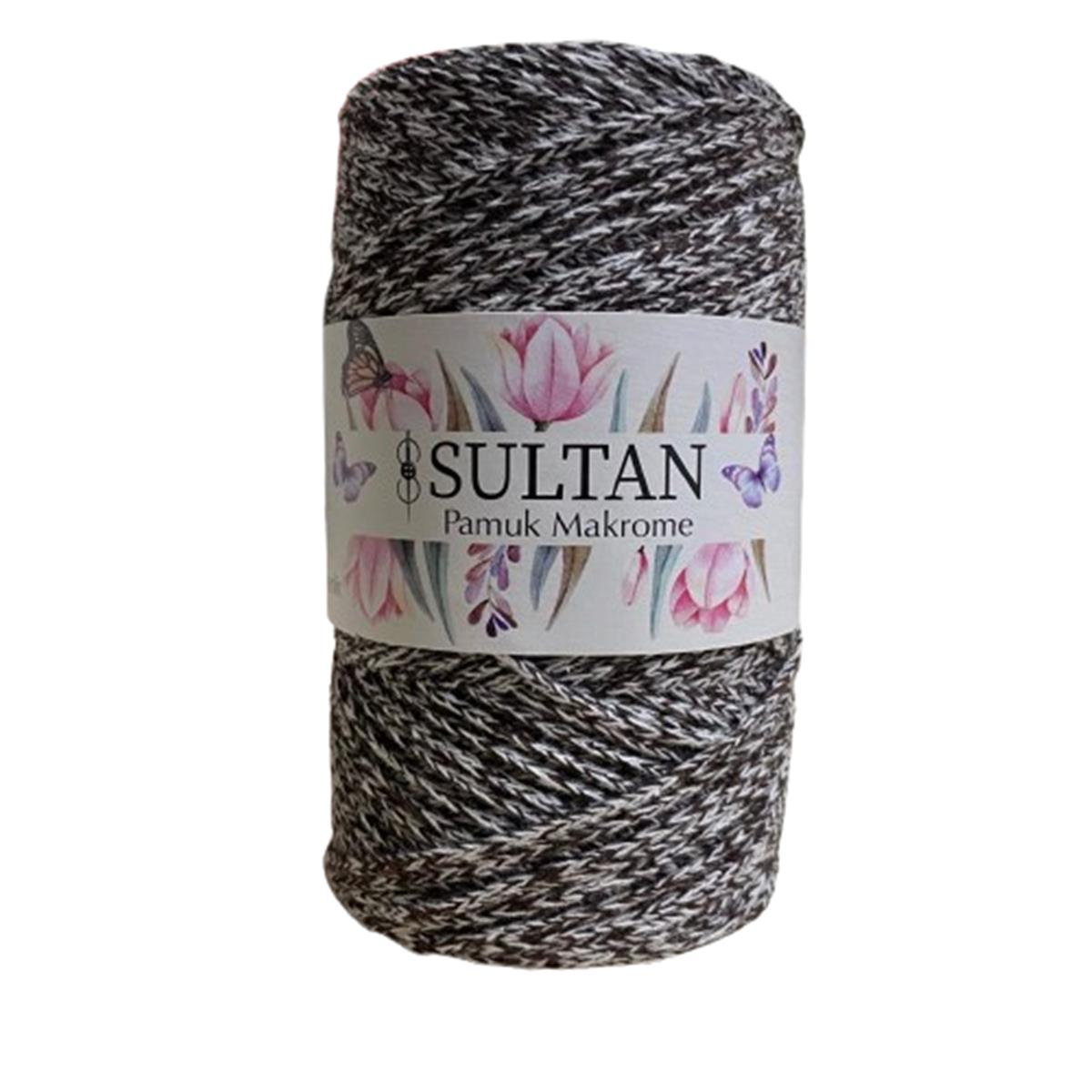 Sultan Pamuk Koton Cotton Makrome İpi 250 gr 3100 Kahve Krem