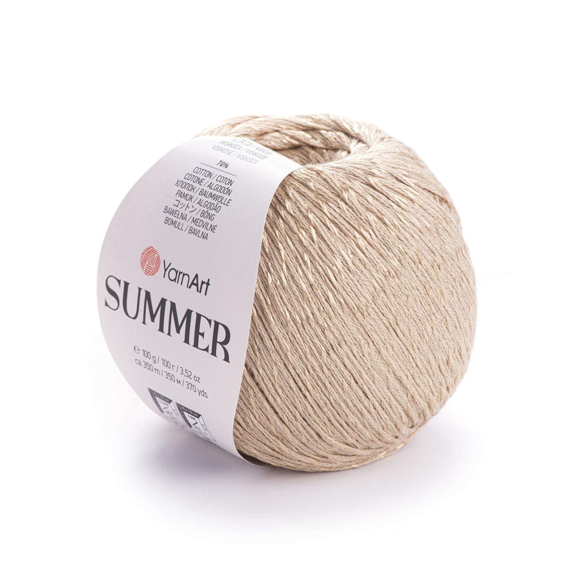 YarnArt Summer Yumuşak Parlak Örgü İpi 100 gr 42 Bej
