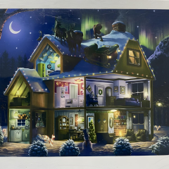 5D Yapışan Boncuk Goblen 30 x 40 cm Mozaik Tablo Pano 60242