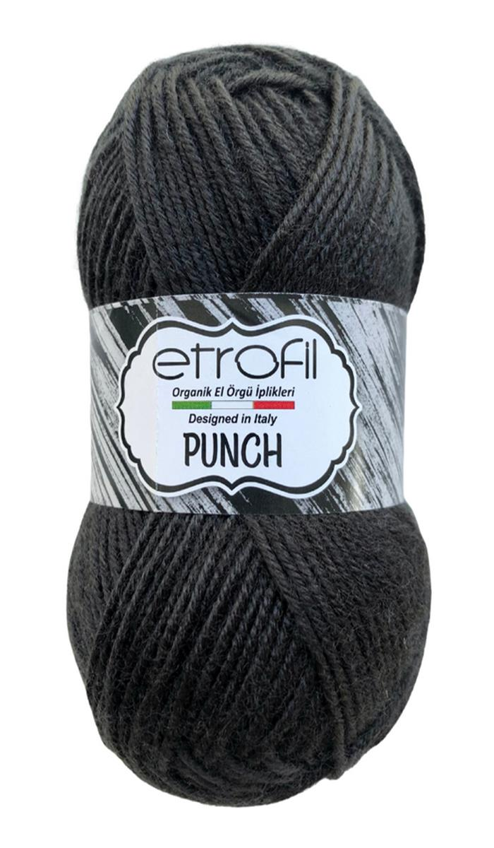 Etrofil Punch El Örgü İpliği 25 gr 70964 Siyah