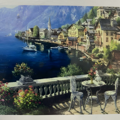 5D Yapışan Boncuk Goblen 30 x 40 cm Mozaik Tablo Pano 60705