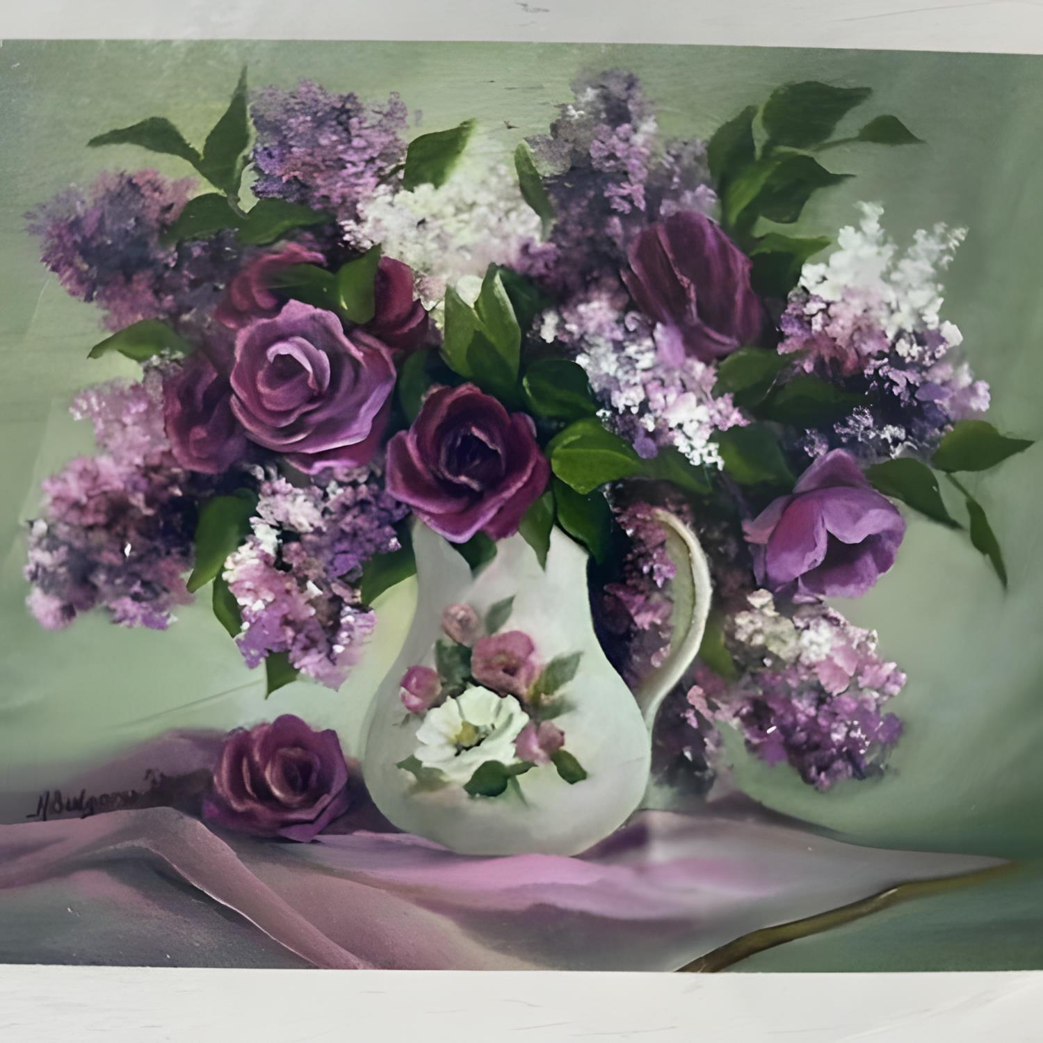 5D Yapışan Boncuk Goblen 30 x 40 cm Mozaik Tablo Pano 60230