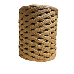 Elegantshop Natura Raffia Rafya Şapka Çanta Kağıt İp 100 gr 40 Ebruli Canlı Kırmızı