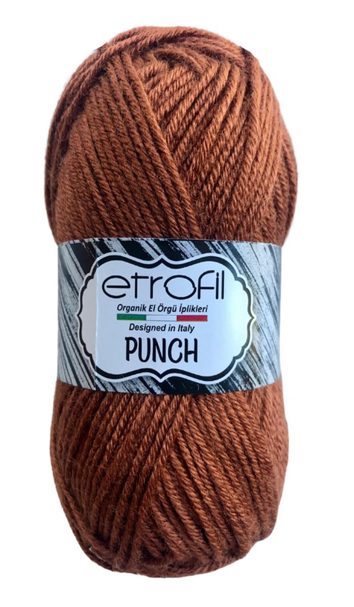 Etrofil Punch El Örgü İpliği 25 gr 72102 Kahverengi