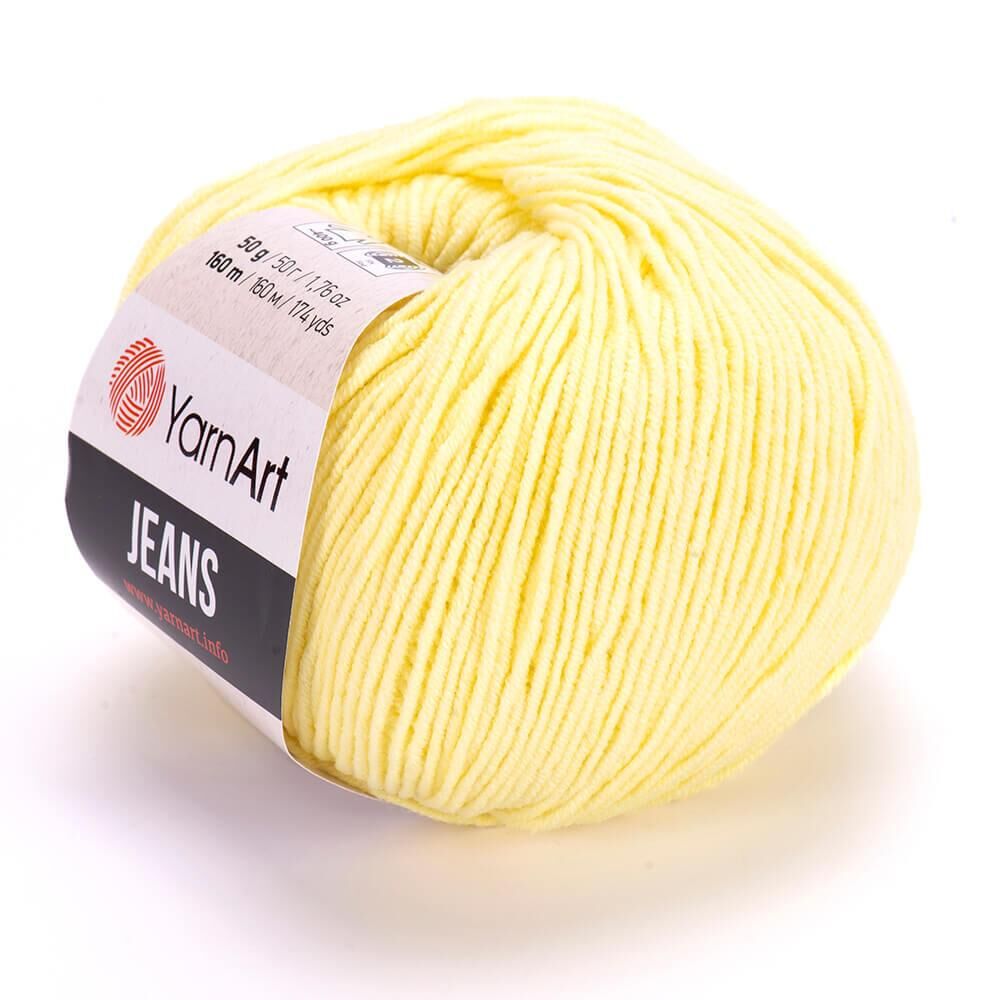 YarnArt Jeans 50gr Pamuk Cotton Amigurumi El Örgü İpi İpliği Yünü 67 Limon Sarı