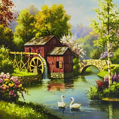 Sayılarla Tuval Boyama Seti 30*40 cm HCEG31911