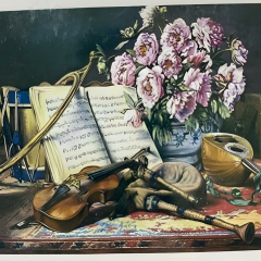 5D Yapışan Boncuk Goblen 30 x 40 cm Mozaik Tablo Pano 60880