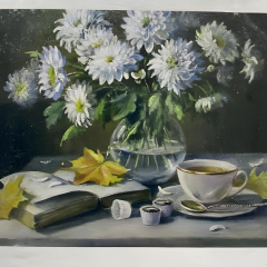 5D Yapışan Boncuk Goblen 30 x 40 cm Mozaik Tablo Pano 60345