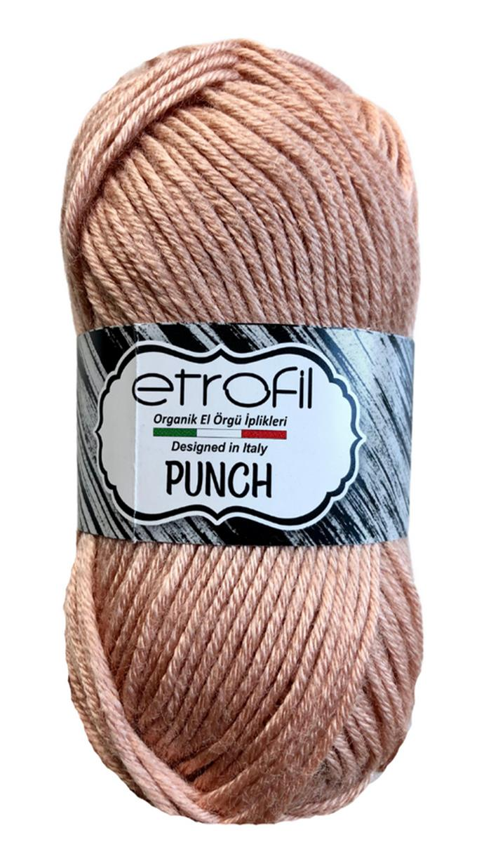 Etrofil Punch El Örgü İpliği 25 gr 73193 Çay Gülü