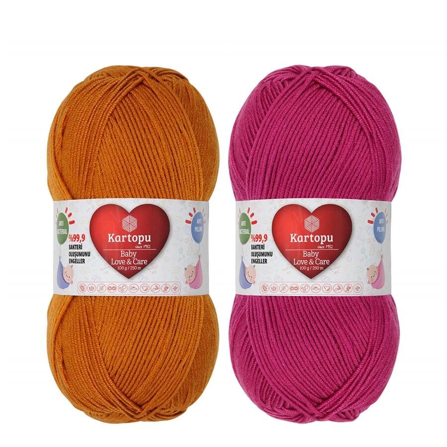Kartopu Baby Love Care El Örgü İpliği 100 gr
