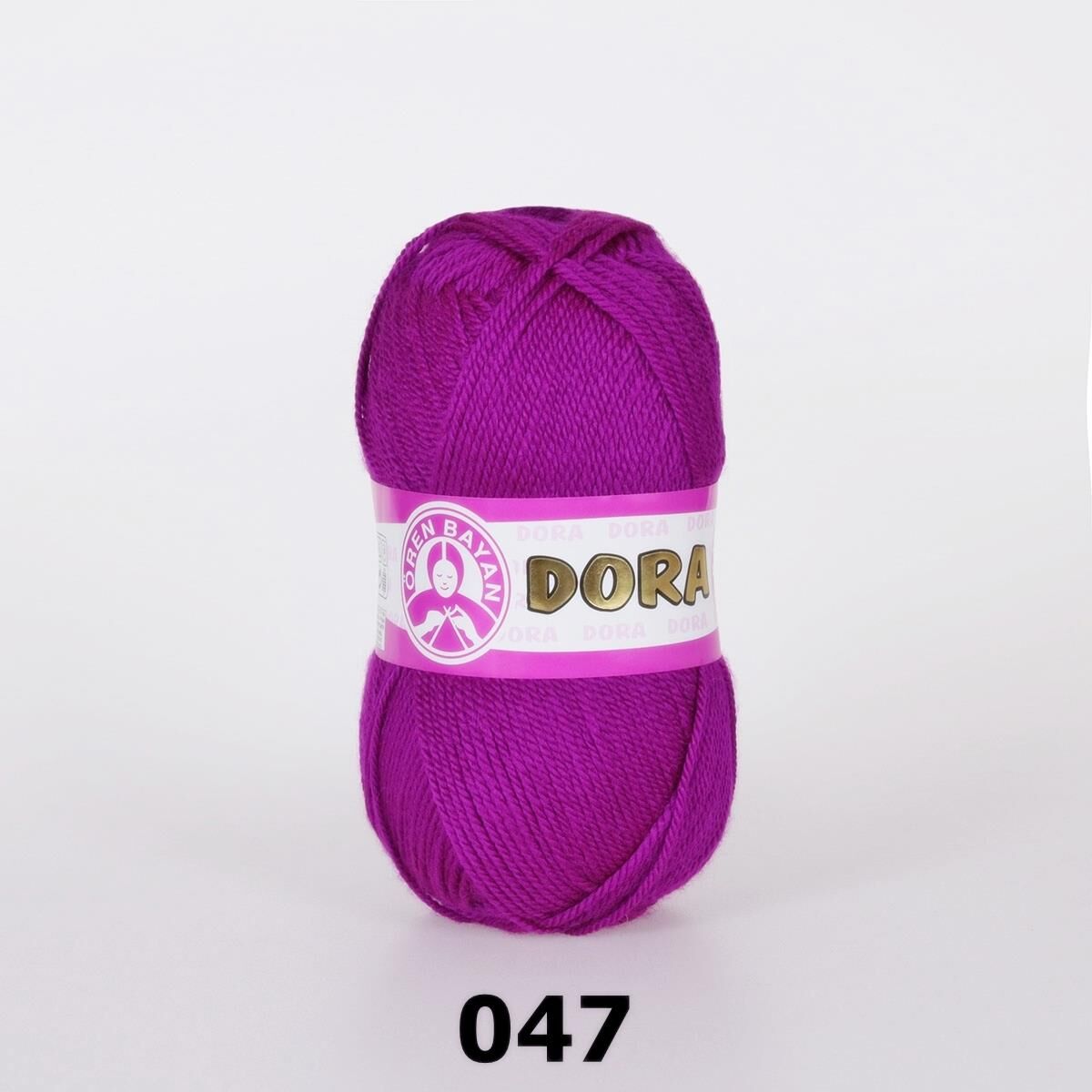 Ören Bayan Dora Patiklik Çoraplık El Örgü İpi 47 Fuşya