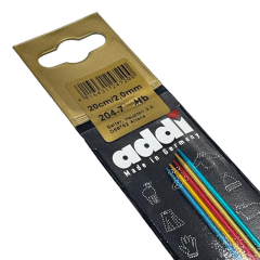 Addi 5 Beş Şiş Çorap Şişi 20cm Renkli 204-7 2,75 mm