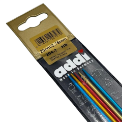 Addi 5 Beş Şiş Çorap Şişi 20cm Renkli 204-7