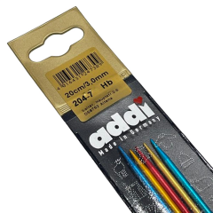 Addi 5 Beş Şiş Çorap Şişi 20cm Renkli 204-7