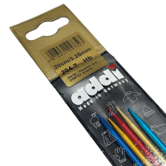 Addi 5 Beş Şiş Çorap Şişi 20cm Renkli 204-7
