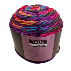 True Style Trend Cake El Örgü İpliği 200 gr true200 28063 Mor sarı