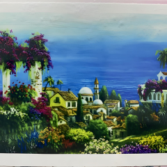 5D Yapışan Boncuk Goblen 30 x 40 cm Mozaik Tablo Pano 60398