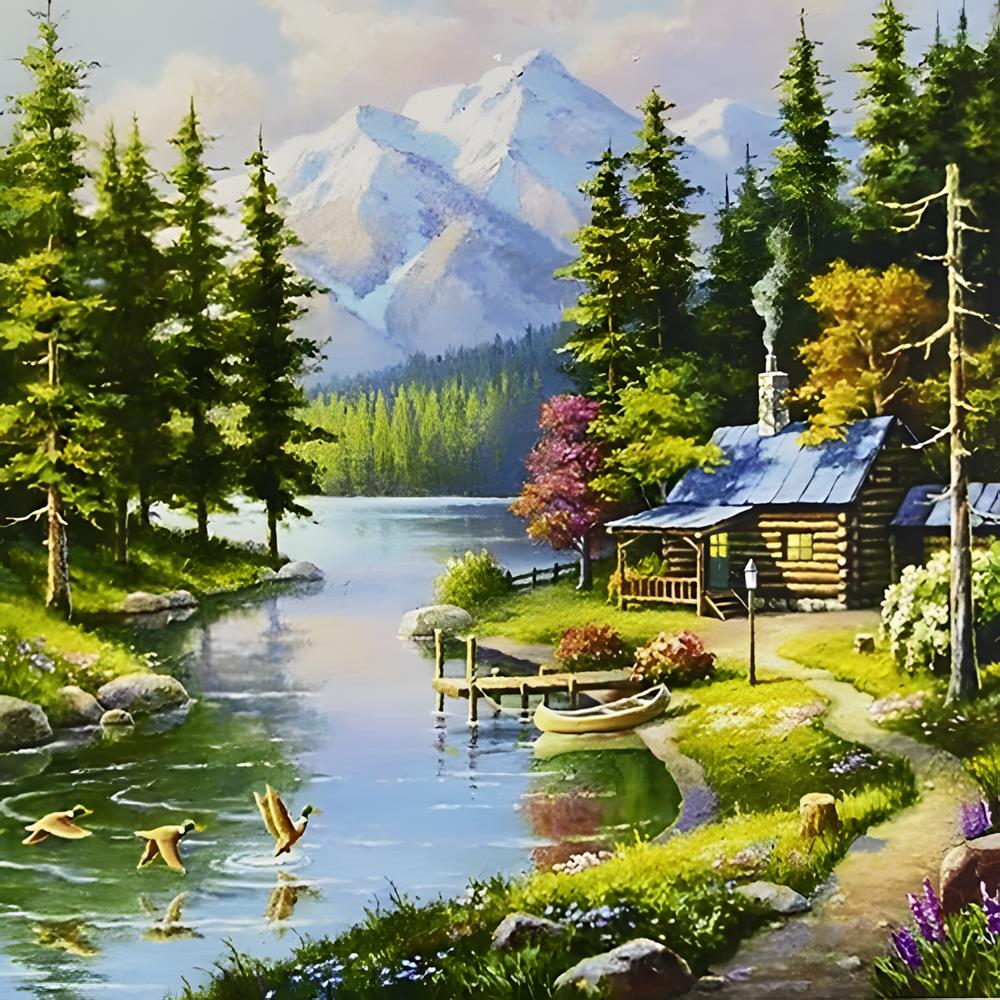 Sayılarla Tuval Boyama Seti 40*50 cm YCGJ37685