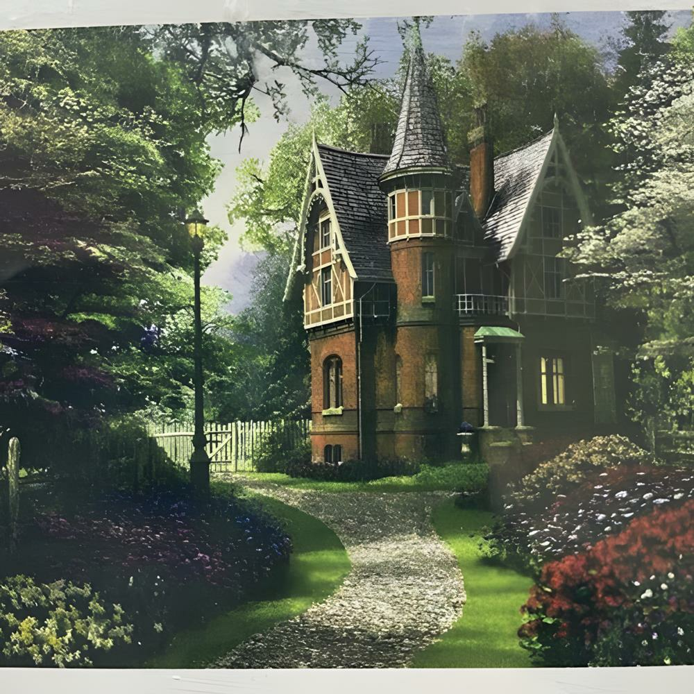 5D Yapışan Boncuk Goblen 30 x 40 cm Mozaik Tablo Pano 60199