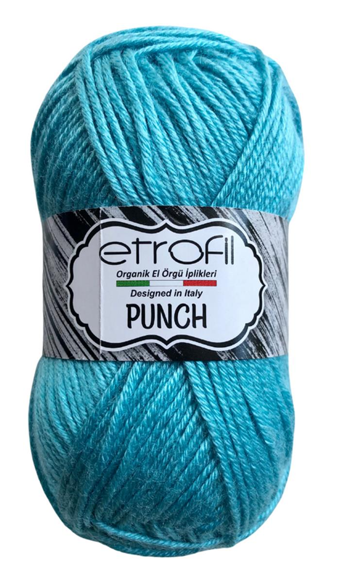 Etrofil Punch El Örgü İpliği 25 gr 75143 Turkuaz