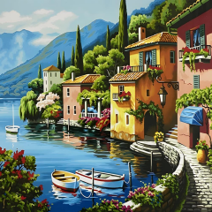 Sayılarla Tuval Boyama Seti 40*50 cm YCGJ30223