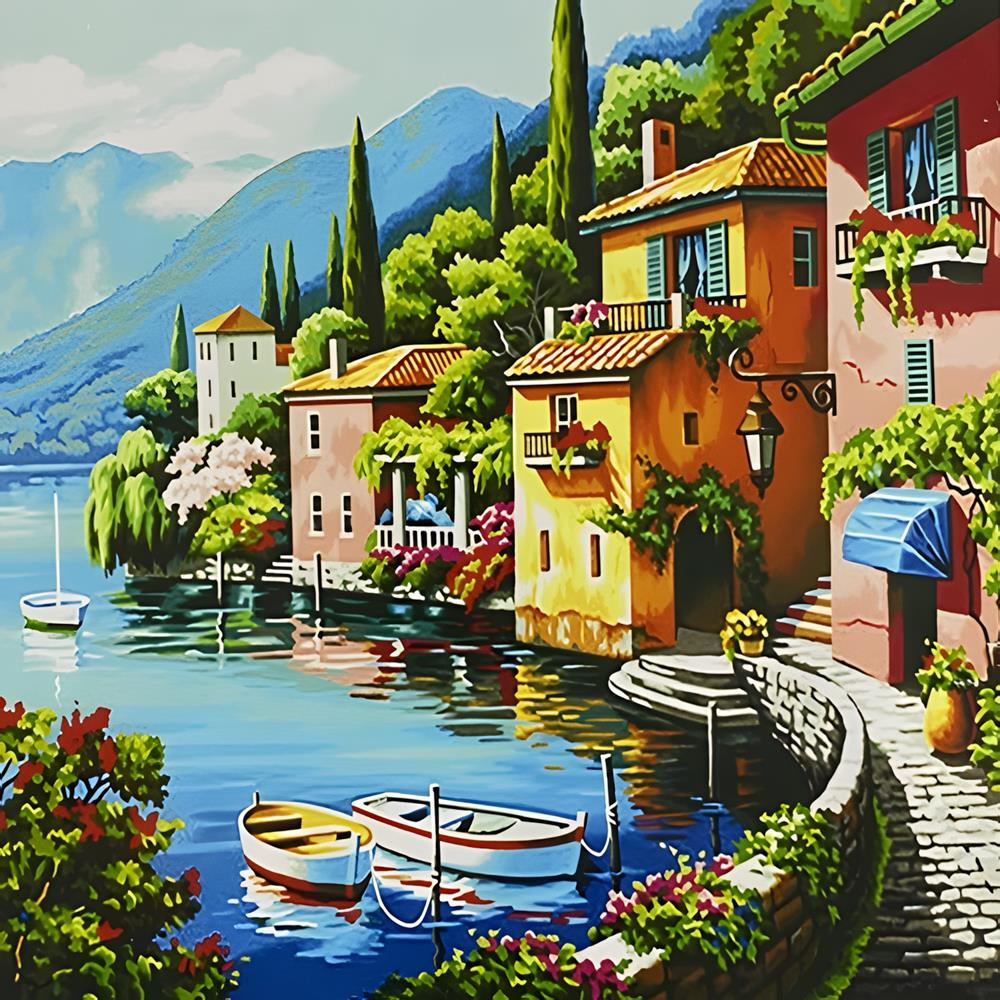 Sayılarla Tuval Boyama Seti 40*50 cm YCGJ37917