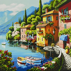 Sayılarla Tuval Boyama Seti 40*50 cm YCGJ37917