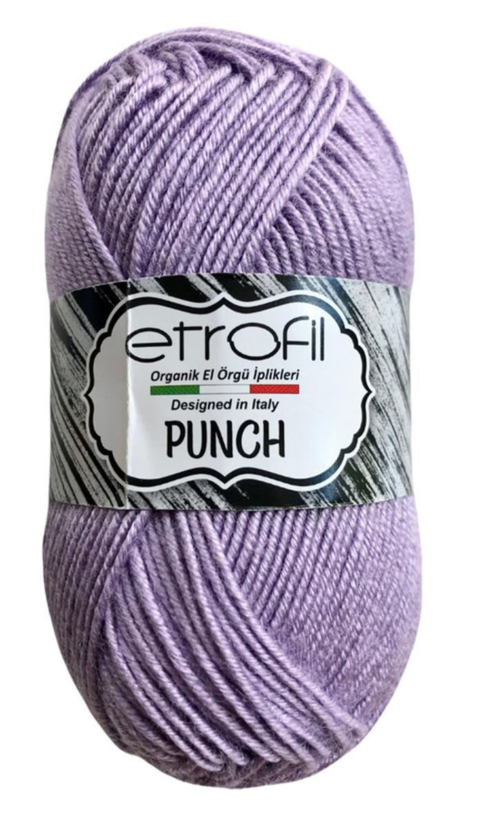 Etrofil Punch El Örgü İpliği 25 gr 76034 Lavanta