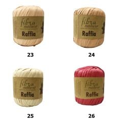 Himalaya Fibra Natura Raffia - Rafya Şapka Çanta Kağıt İp 116 30 Küf Yeşili